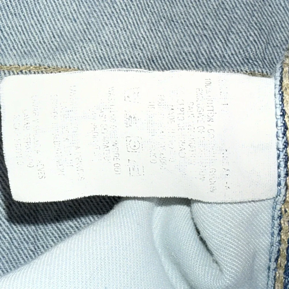 Tommy Hilfiger Jeans Relaxed Straight Leg‎ Women's 34x30 Blue Denim Vintage